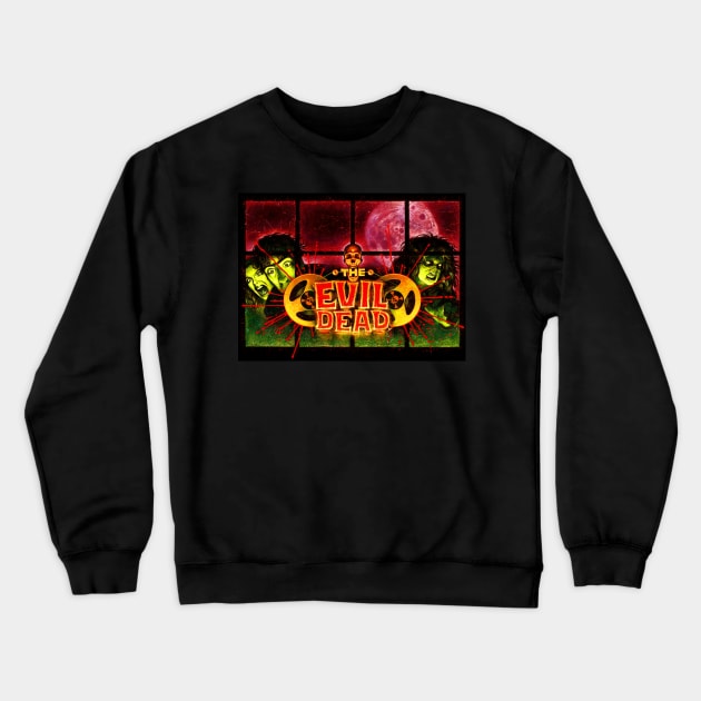 Evil Dead Textless Poster Crewneck Sweatshirt by Edumj